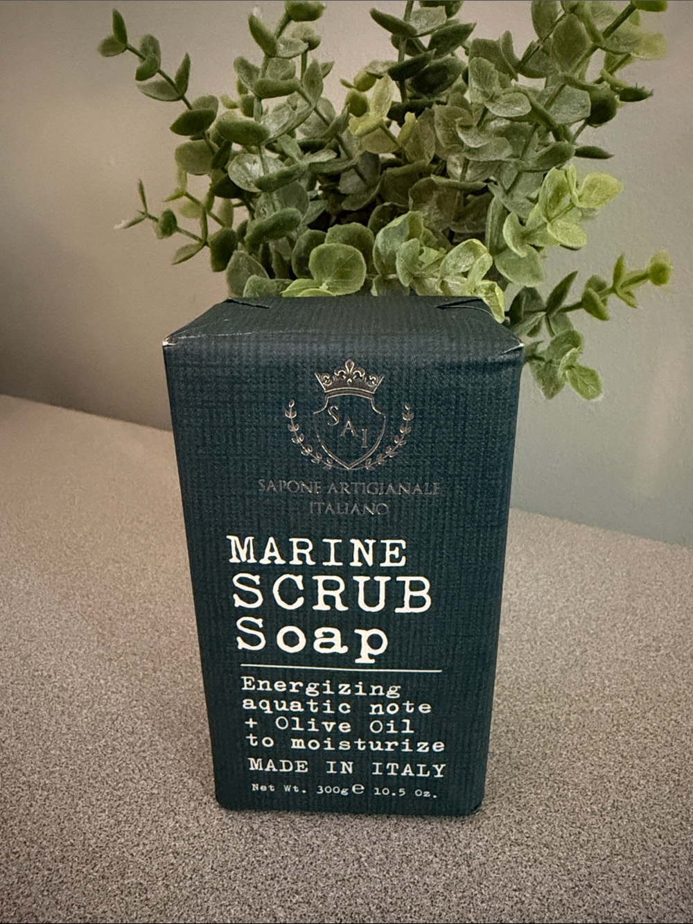SAI MARINE SCRUB Energizing Aquatic Note Olive Oil Moisturizing Soap Bar